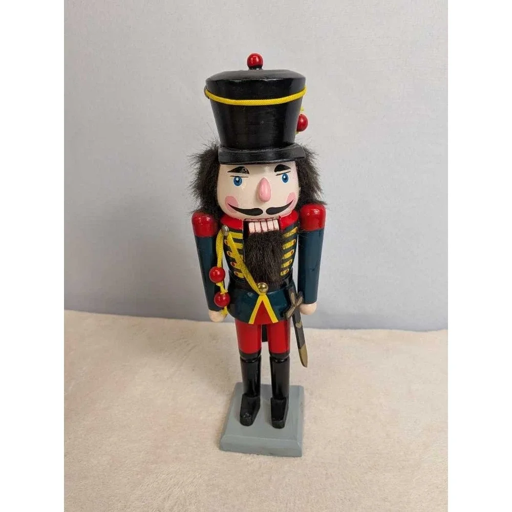 Kurt S. Adler Old‎ World Wooden Nutcracker Hand-Crafted Soldier Holiday Decor